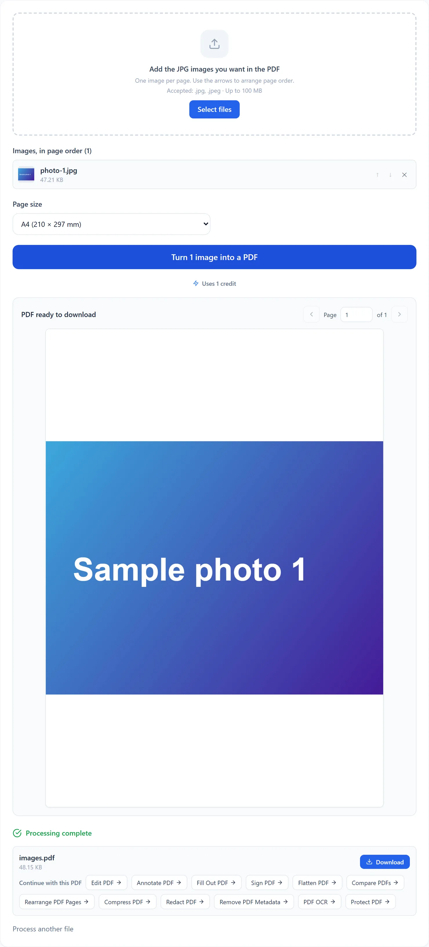 The PDF is ready to download.